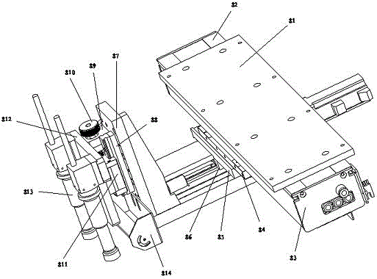 Assembling detecting device of automatic screen assembling machine