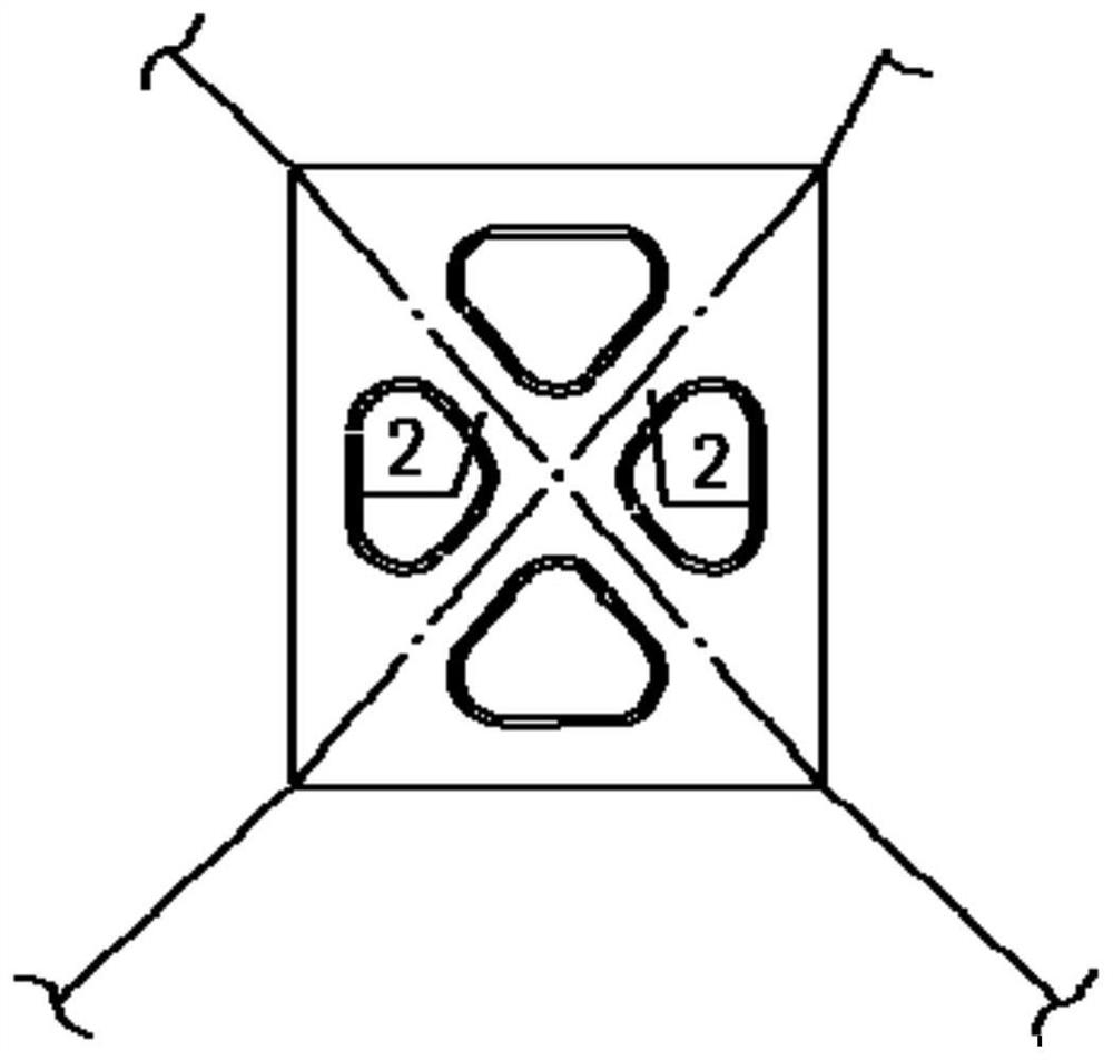 A high load-bearing strong frame structure of a small waterplane area catamaran