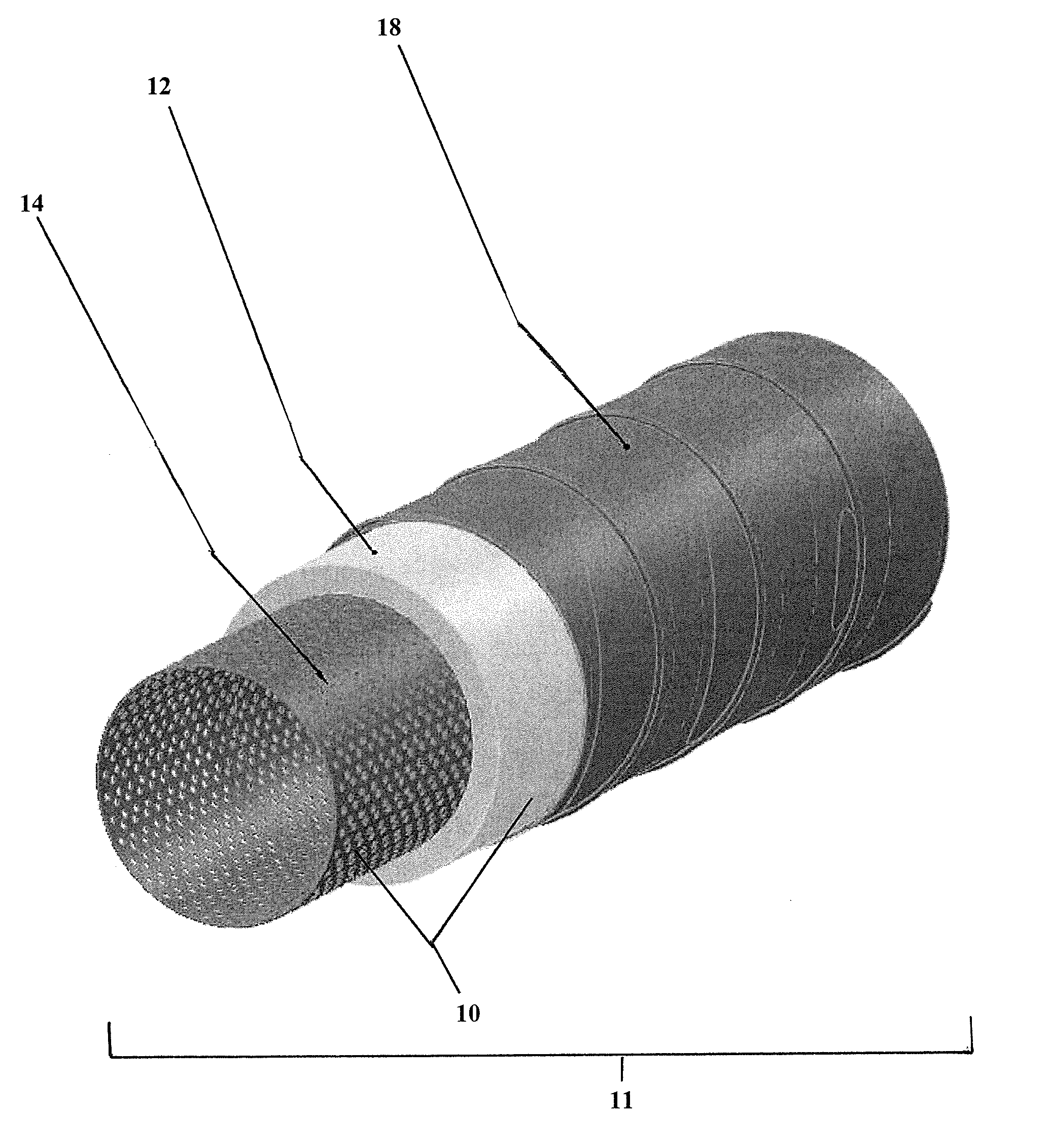 Foam insulation structure and method for insulating annular ducts