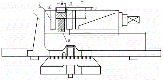 Processing method for T-shaped thin-walled parts