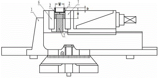 Processing method for T-shaped thin-walled parts