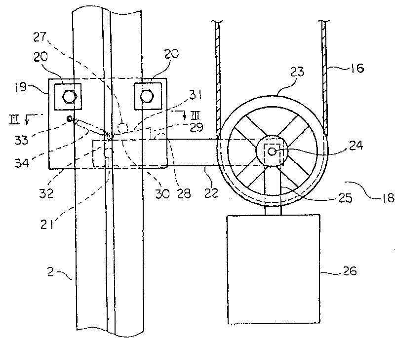 Tensioner apparatus for overspeed governor of elevator