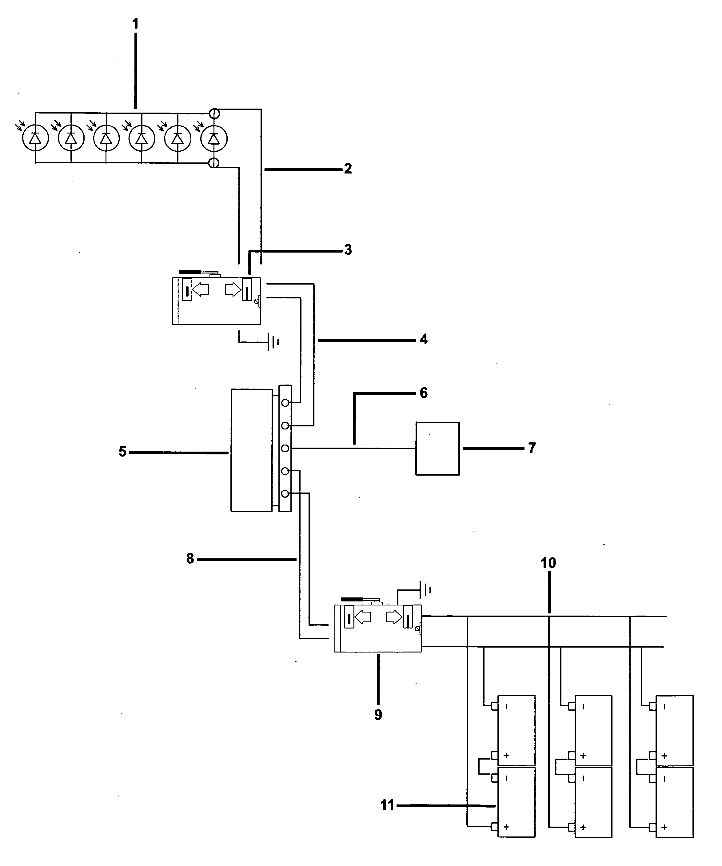 Method for generating electricity from solar panels for emergency power distribution center(s)