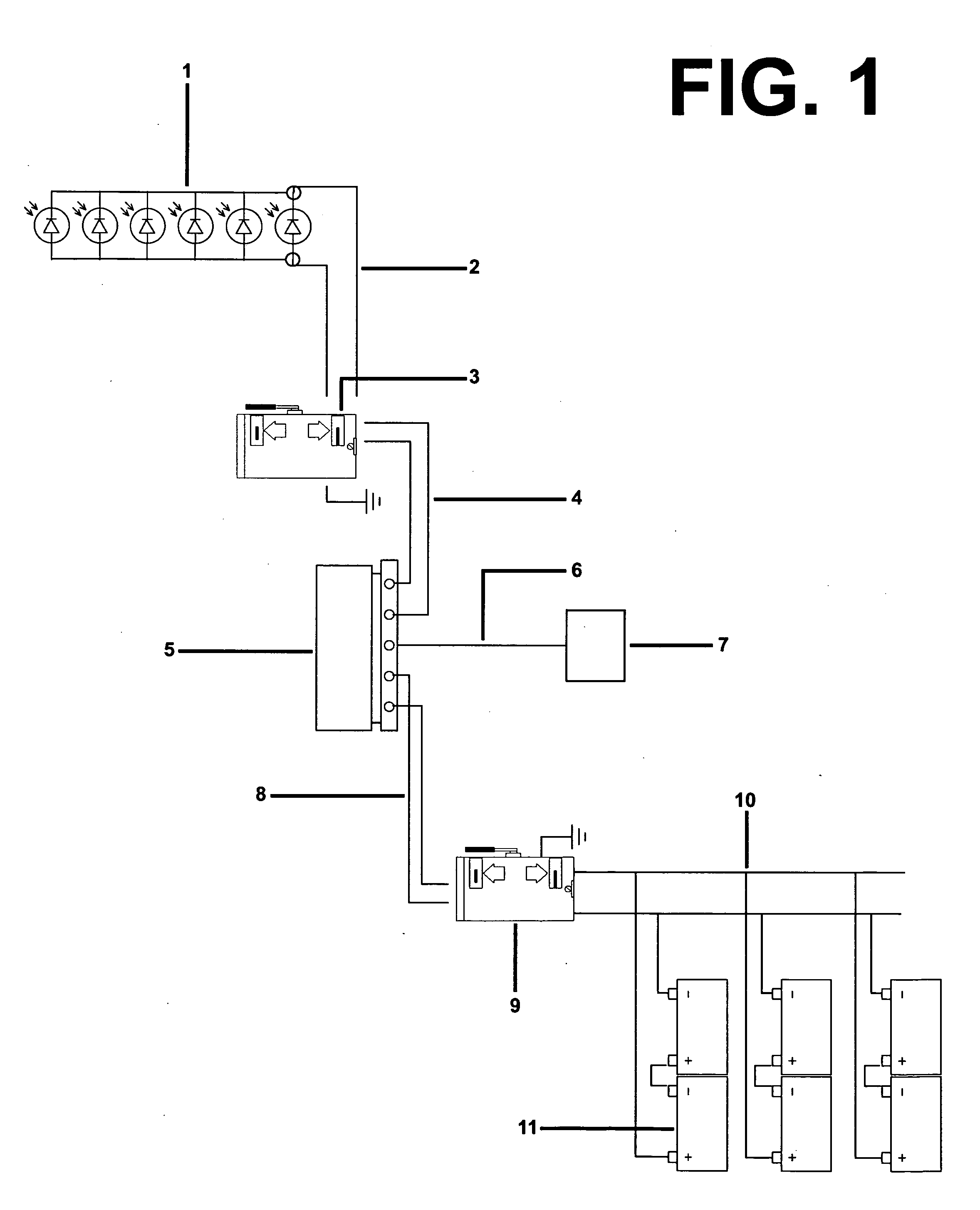 Method for generating electricity from solar panels for emergency power distribution center(s)