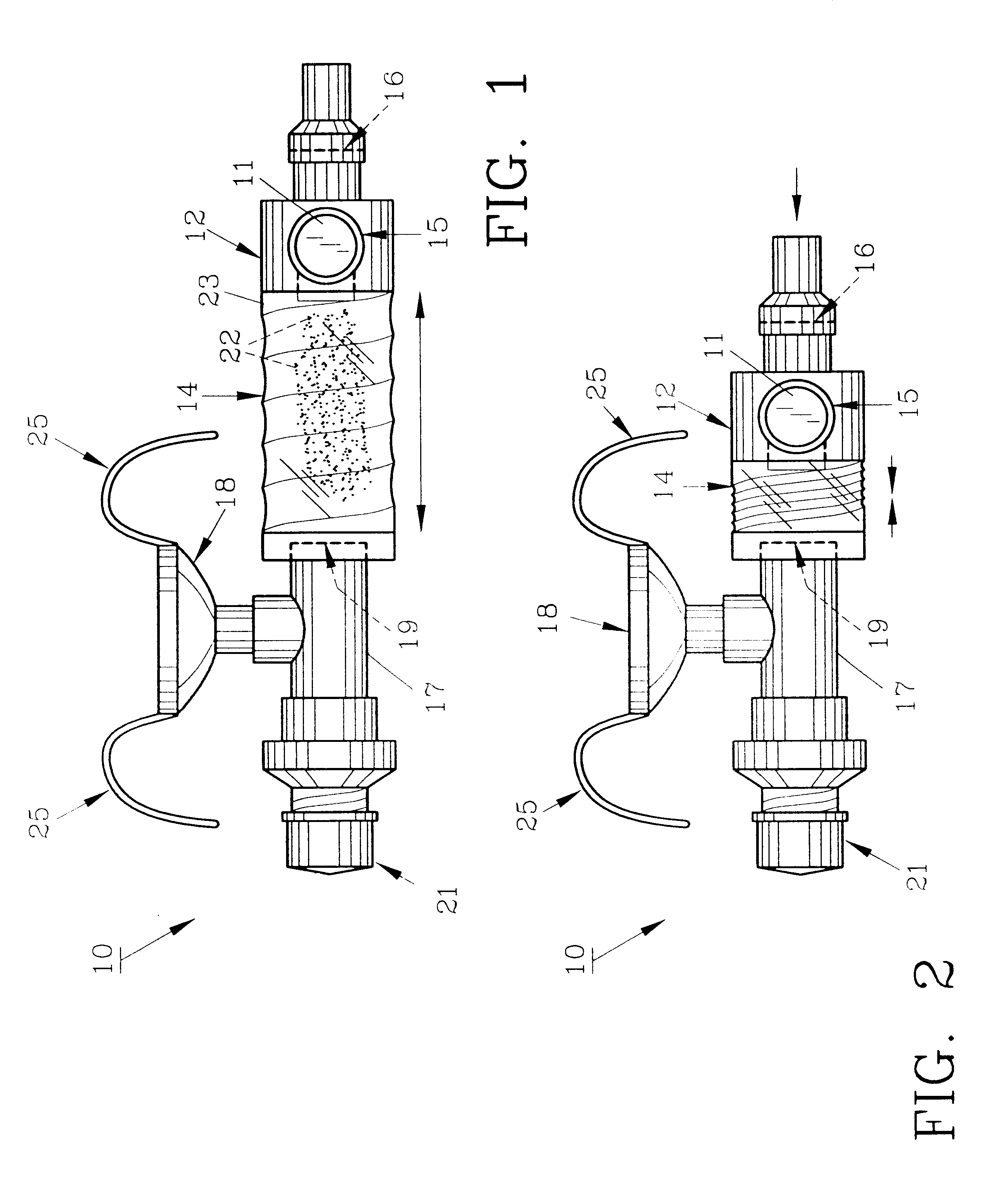 Inhalation therapy assembly and method