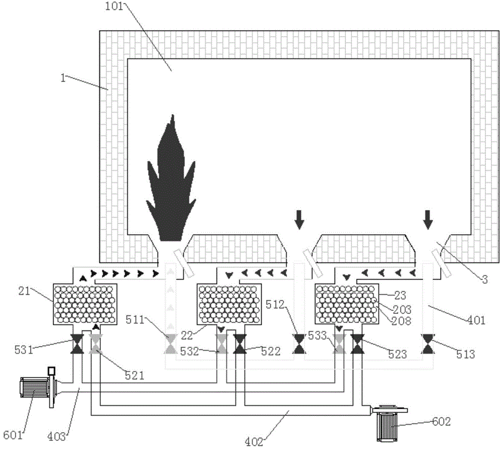 Regenerative combustion device