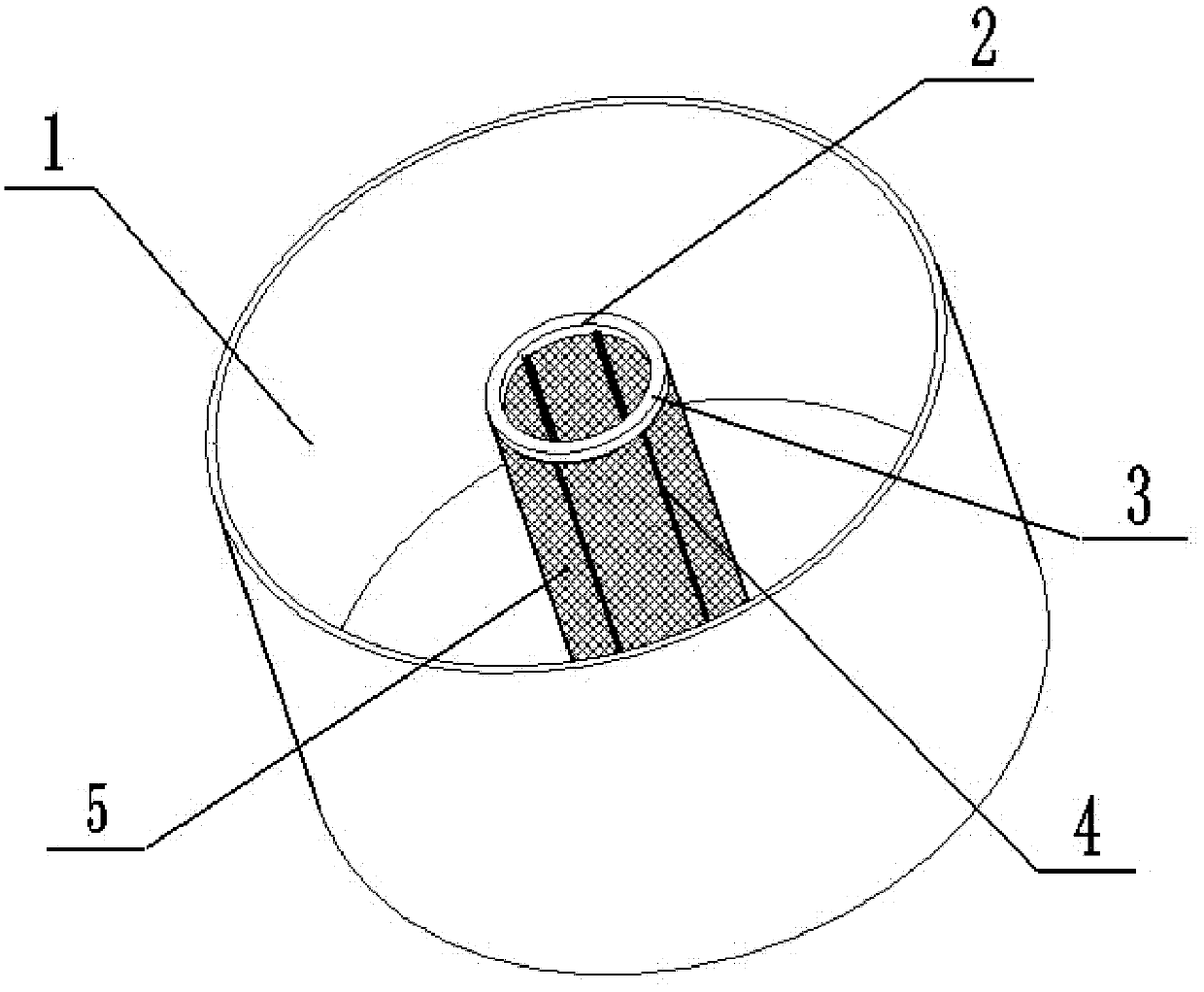 Root box test device suitable for growing of plants