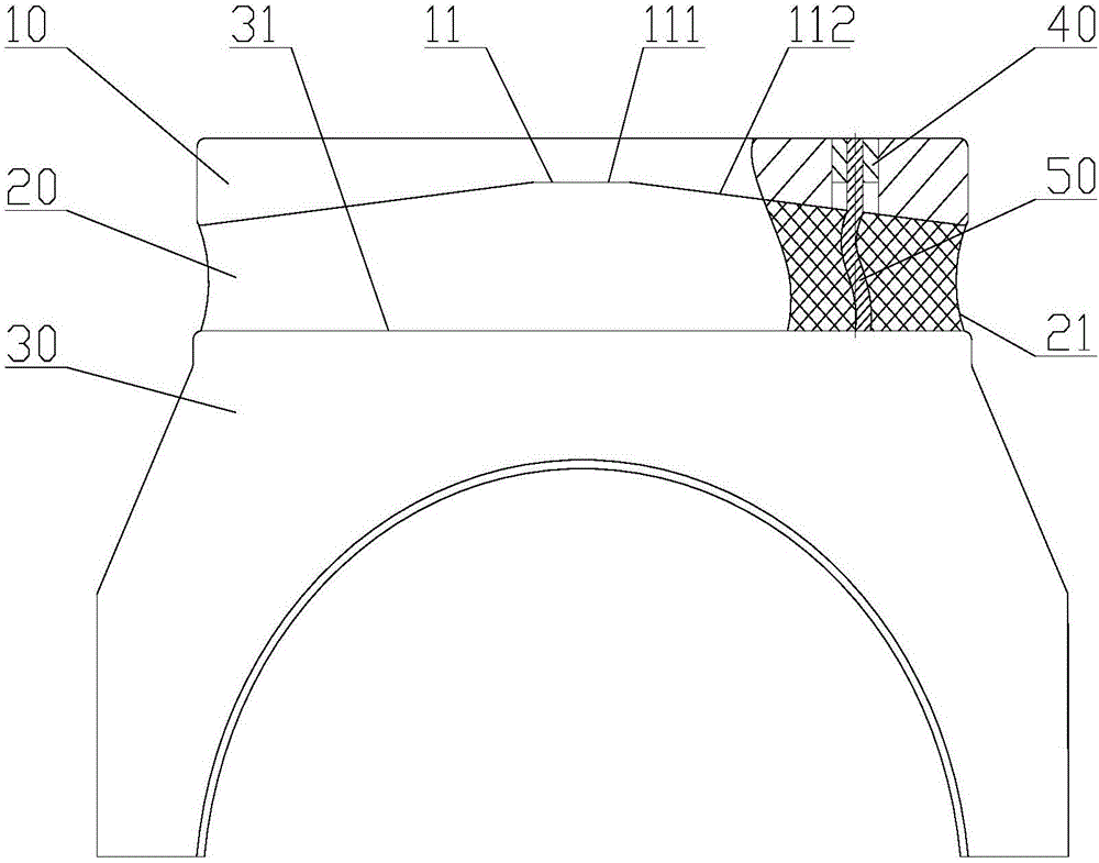 Railway vehicle bogie and integrated adapter rubber blanket thereof