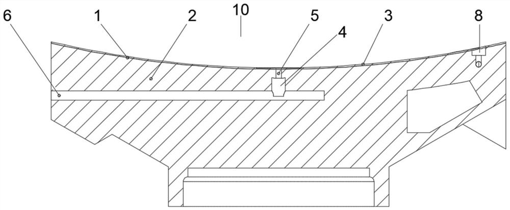 LEG type slipper bracket and manufacturing process thereof