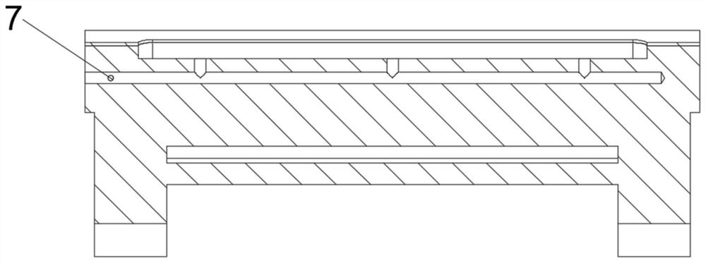 LEG type slipper bracket and manufacturing process thereof