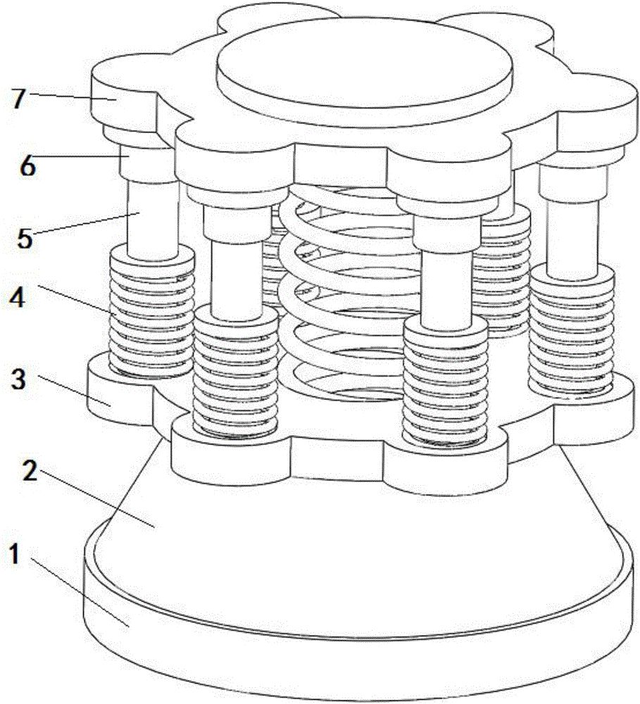 Buffer support device for sterilizing machine