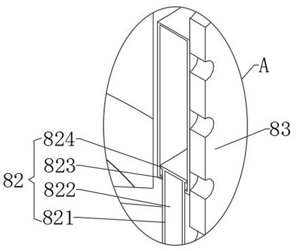 Petroleum separation device based on density separation method and separation method thereof