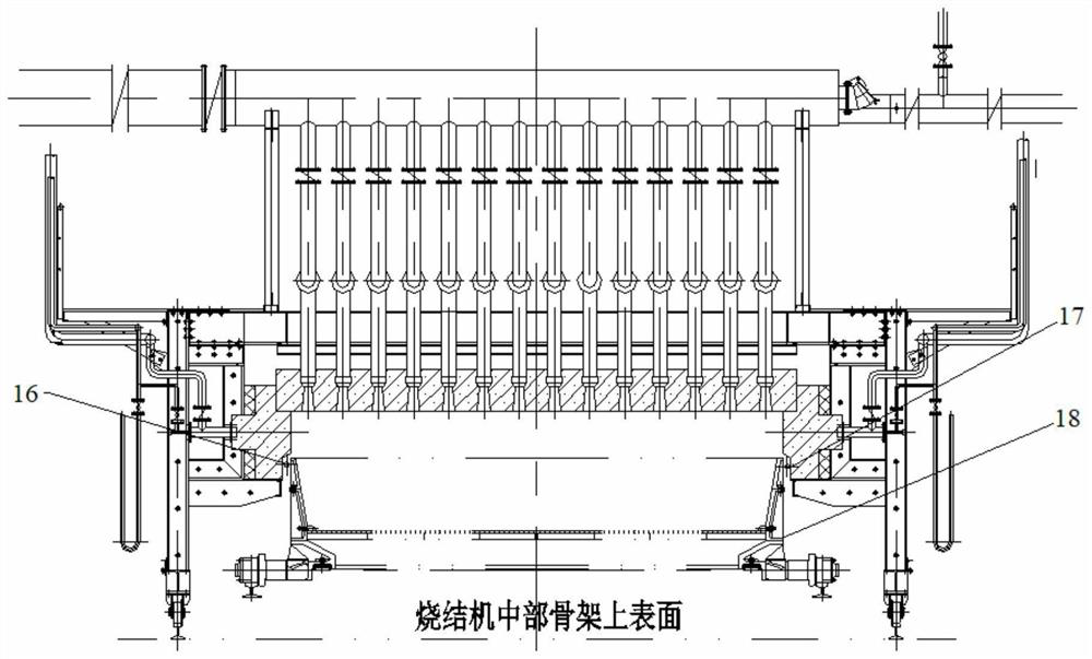 Online judgment and calculation method for air permeability of sinter bed