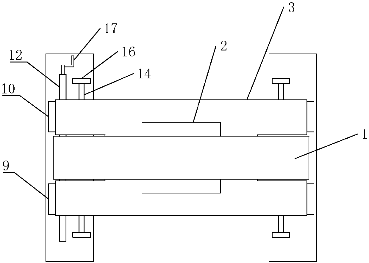 Operating table horizontal-moving type bearing top pressing machine