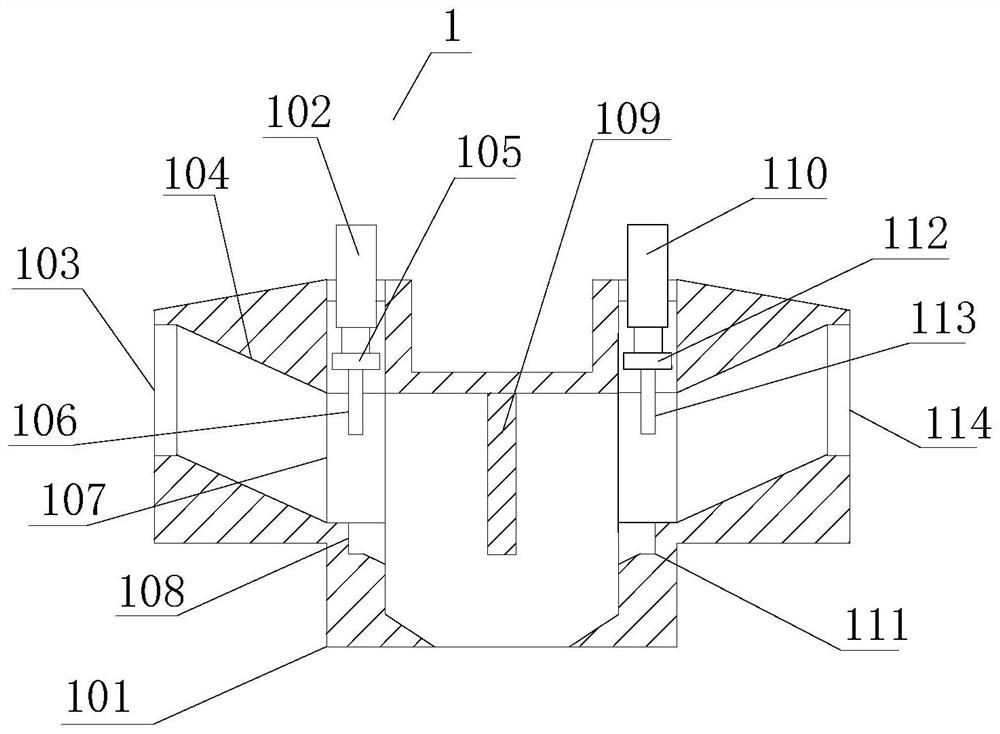 Building waste recovery device for building construction