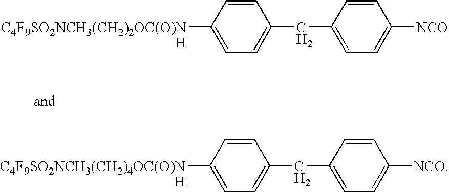 Stain and fouling resistant polyurea and polyurethane coatings