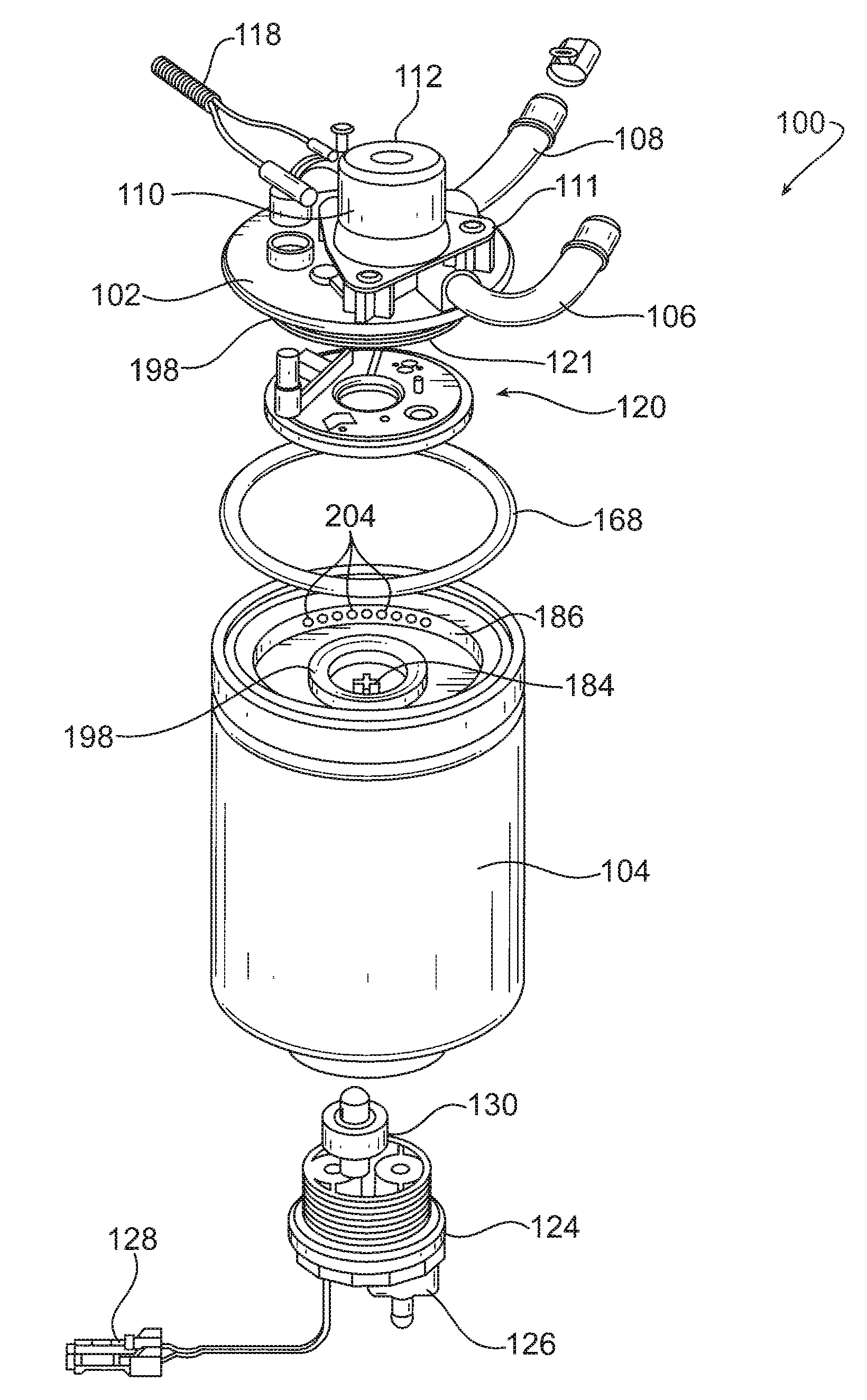 Coalescing element