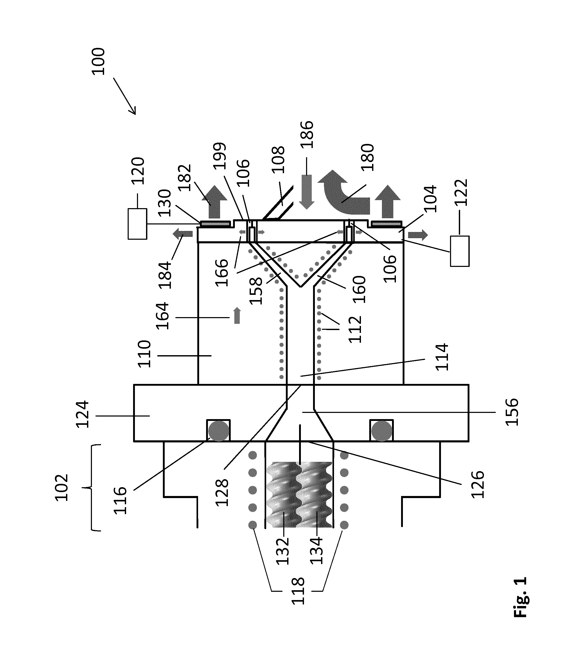 Hot viscous raw material leaving a cooler perforated body cooling a cutter