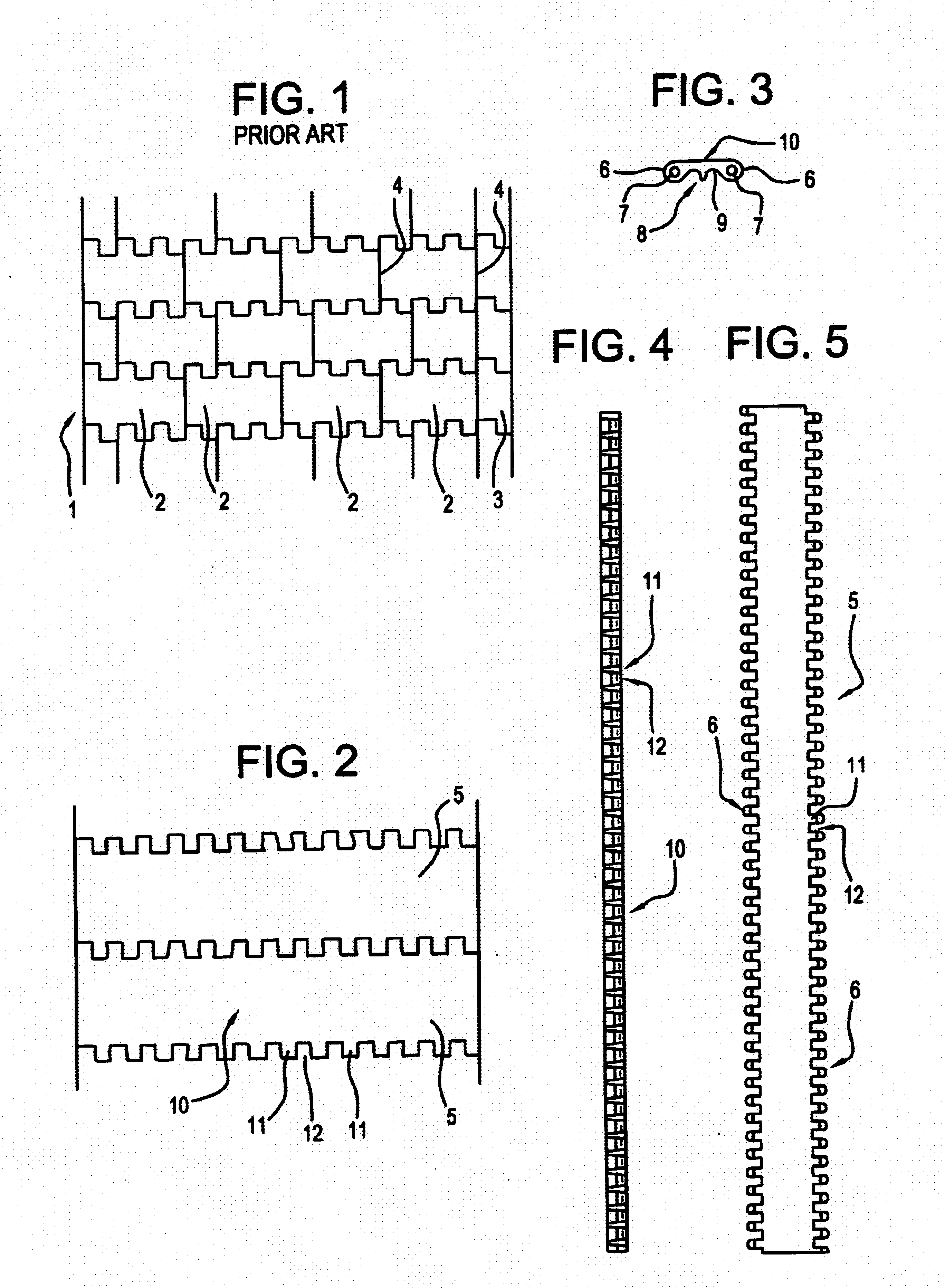 Wide chain link conveyor structure