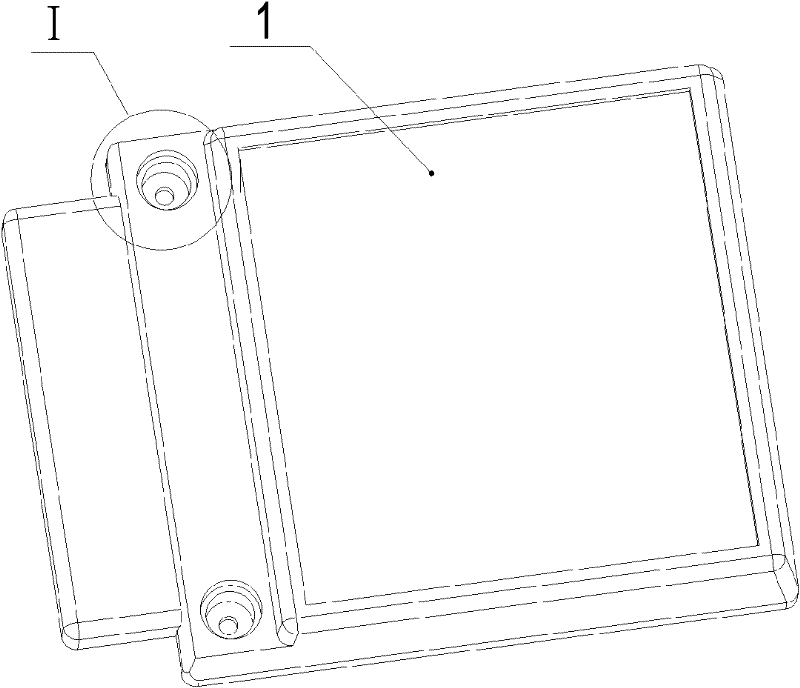 Lead seal structure of electric energy meter