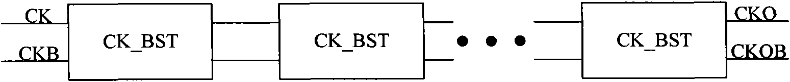 Boosting clock circuit and charge pump with same