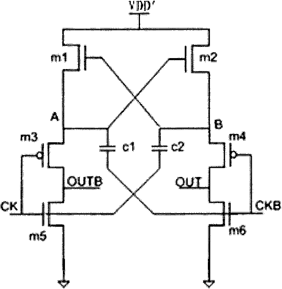 Boosting clock circuit and charge pump with same