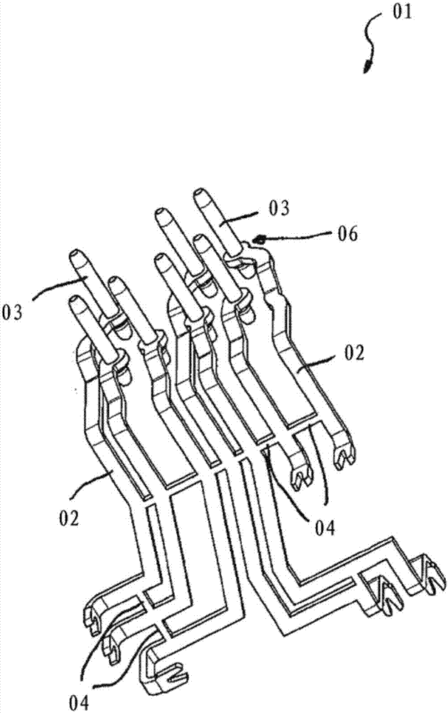 Electrical functional component having a contact pin, and method for producing an electrical functional component