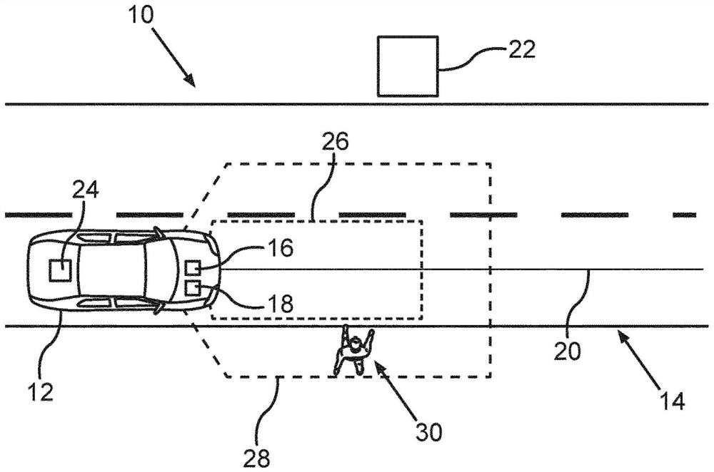 Method and track guidance system for controlling autonomous motor vehicle in urban area