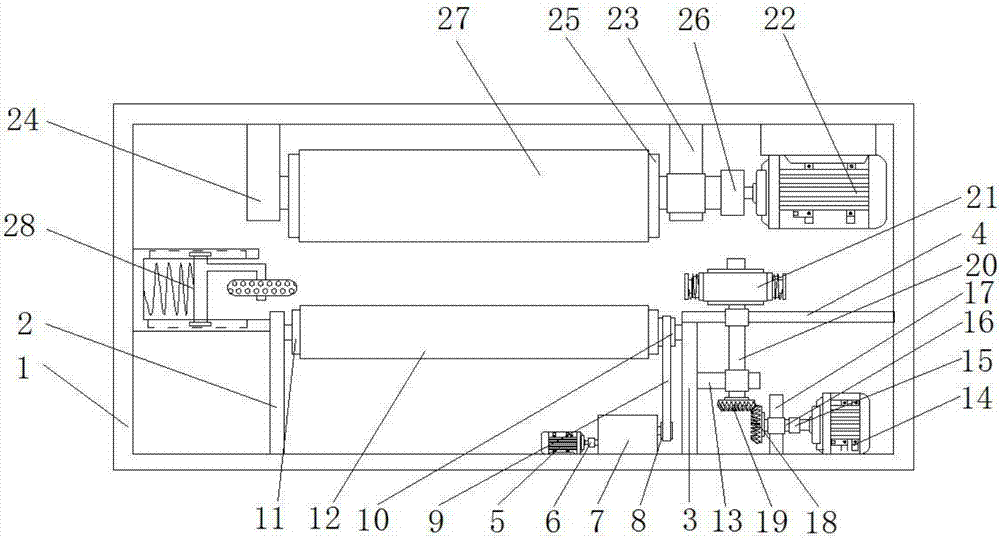 Bamboo wood processing polishing device