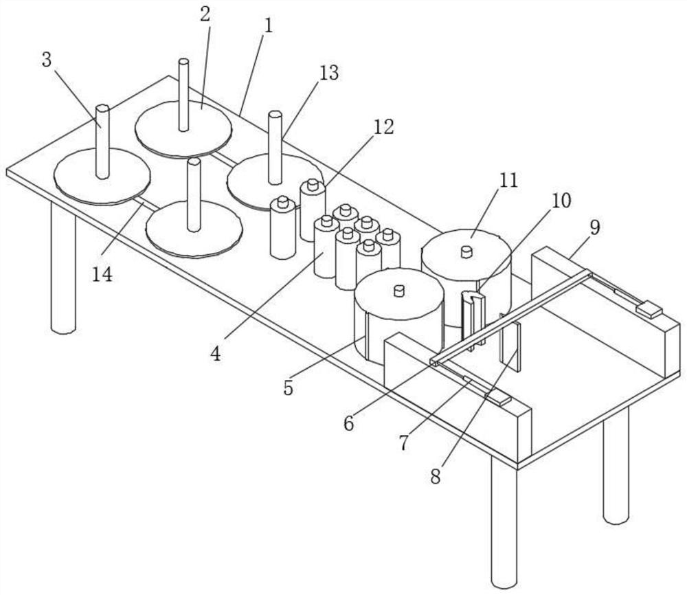 Rapid unfolding and folding device for medical gauze swab