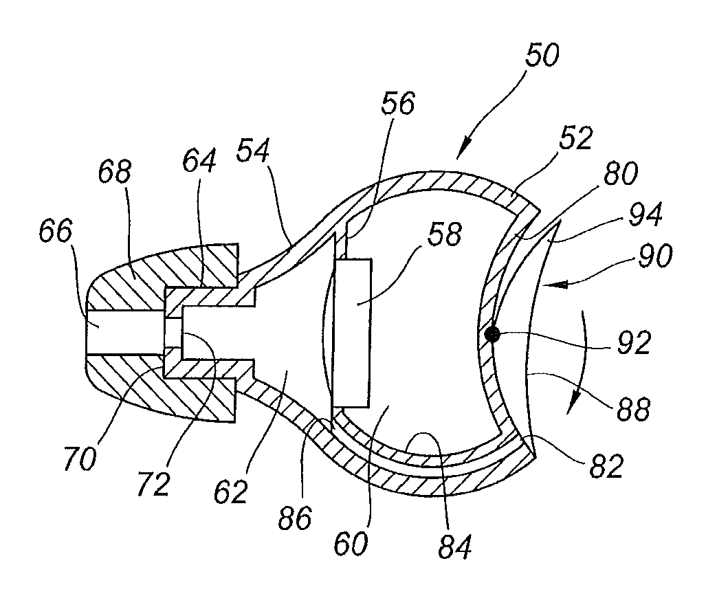 Canal phones with structure and method for selectively passing or blocking environmental ambient sound and switchable electrical connections