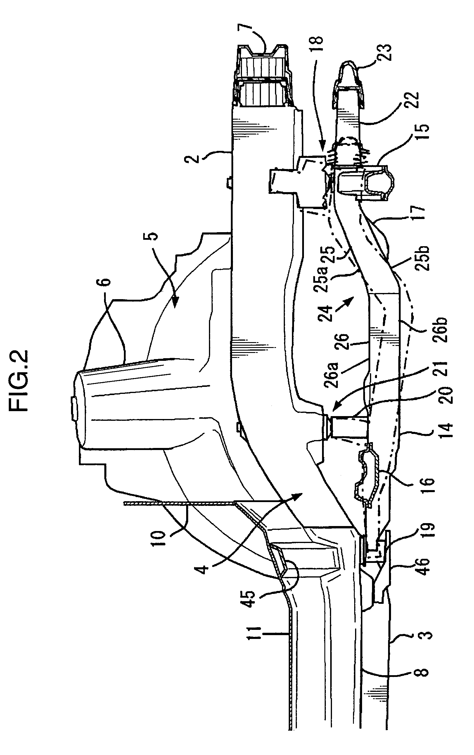 Vehicle front-part structure