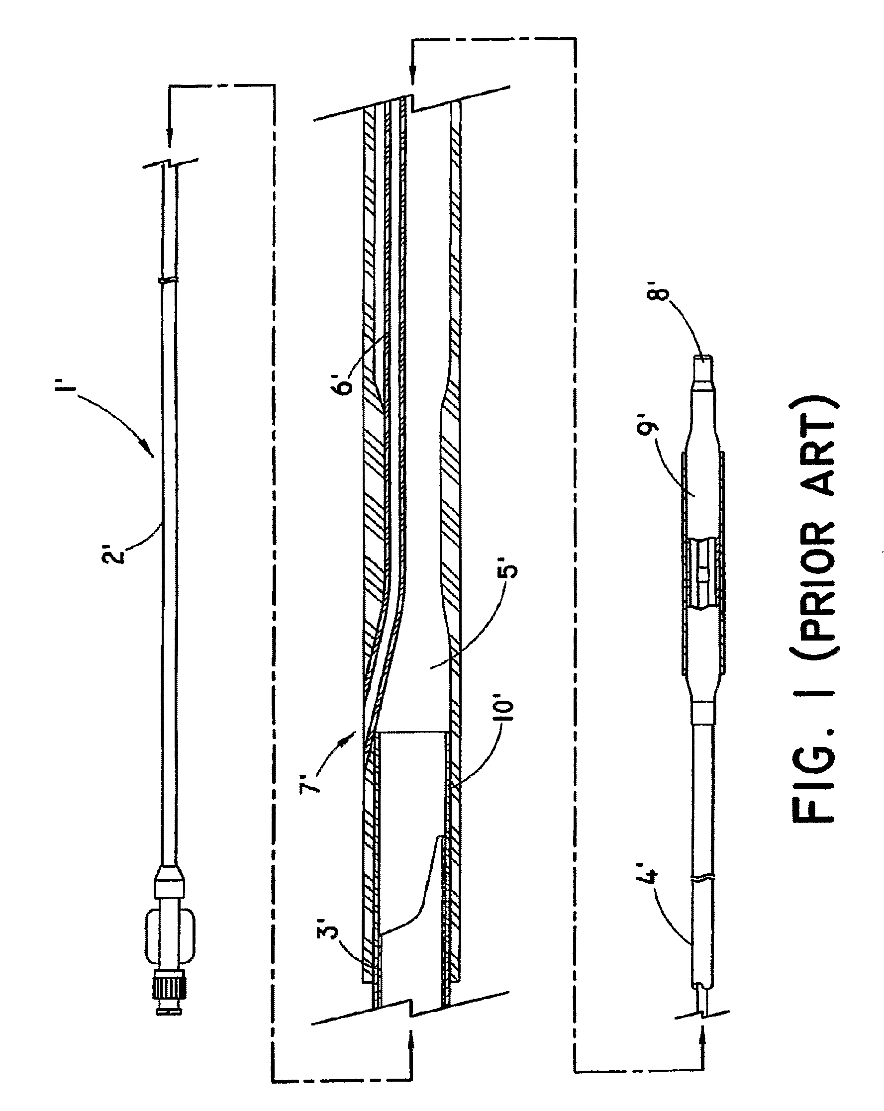 Rapid exchange balloon catheter and method for making same