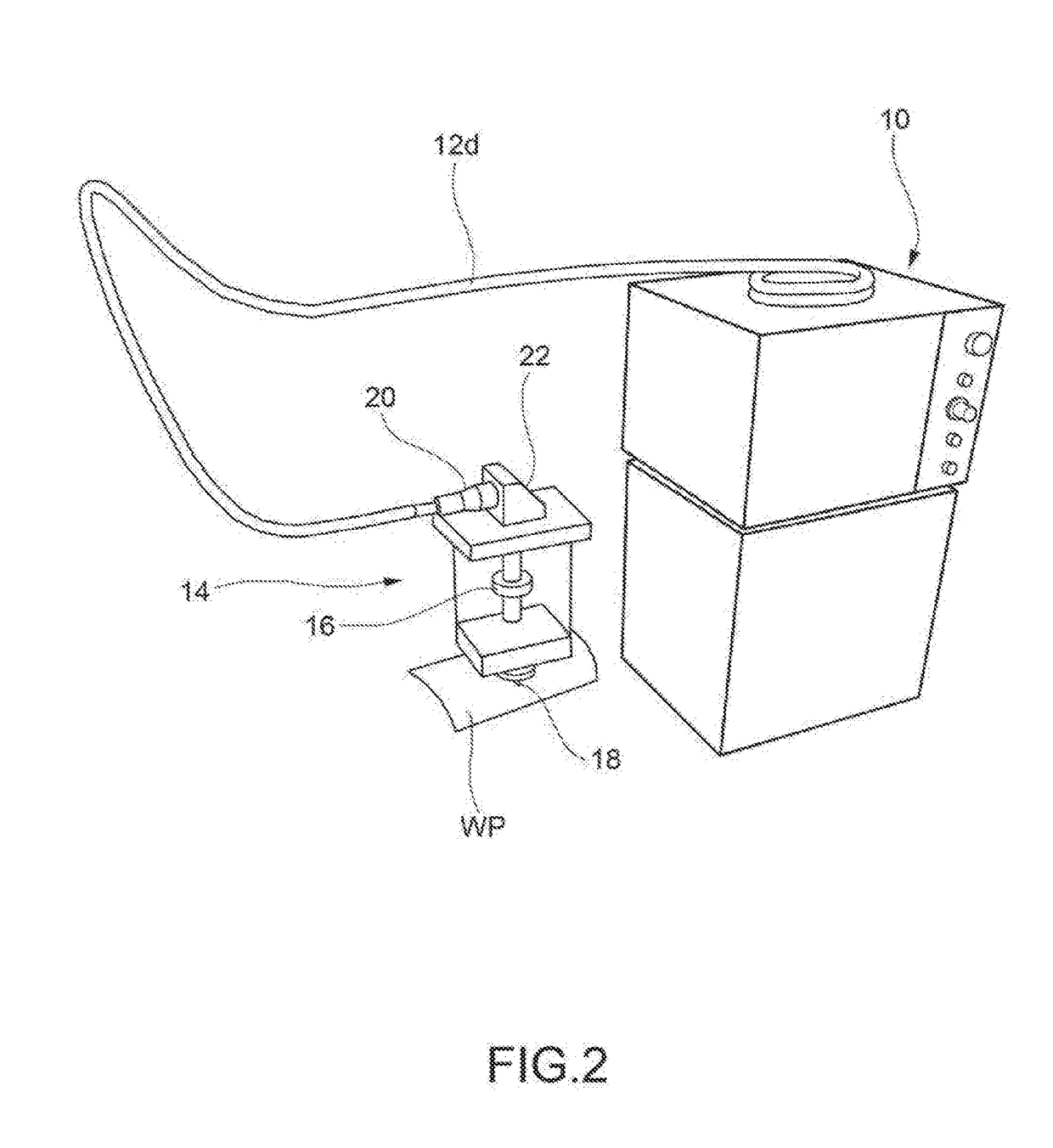 Method of laser processing of a metallic material with high dynamic control of the movement axes of the laser beam along a predetermined processing path, as well as a machine and a computer program for the implementation of said method