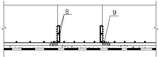 Foundation post-pouring belt template constructing method