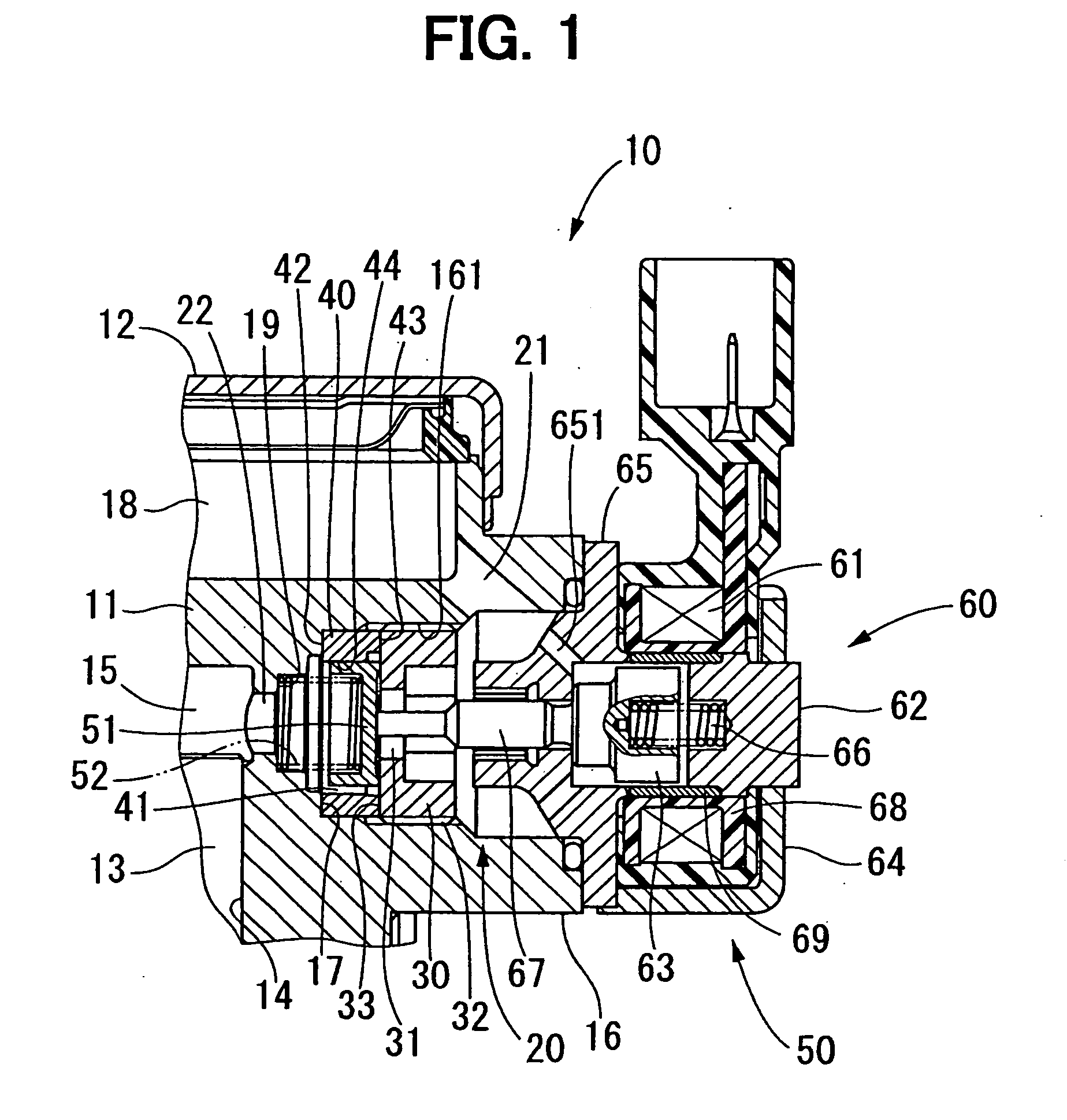 High pressure pump having solenoid actuator