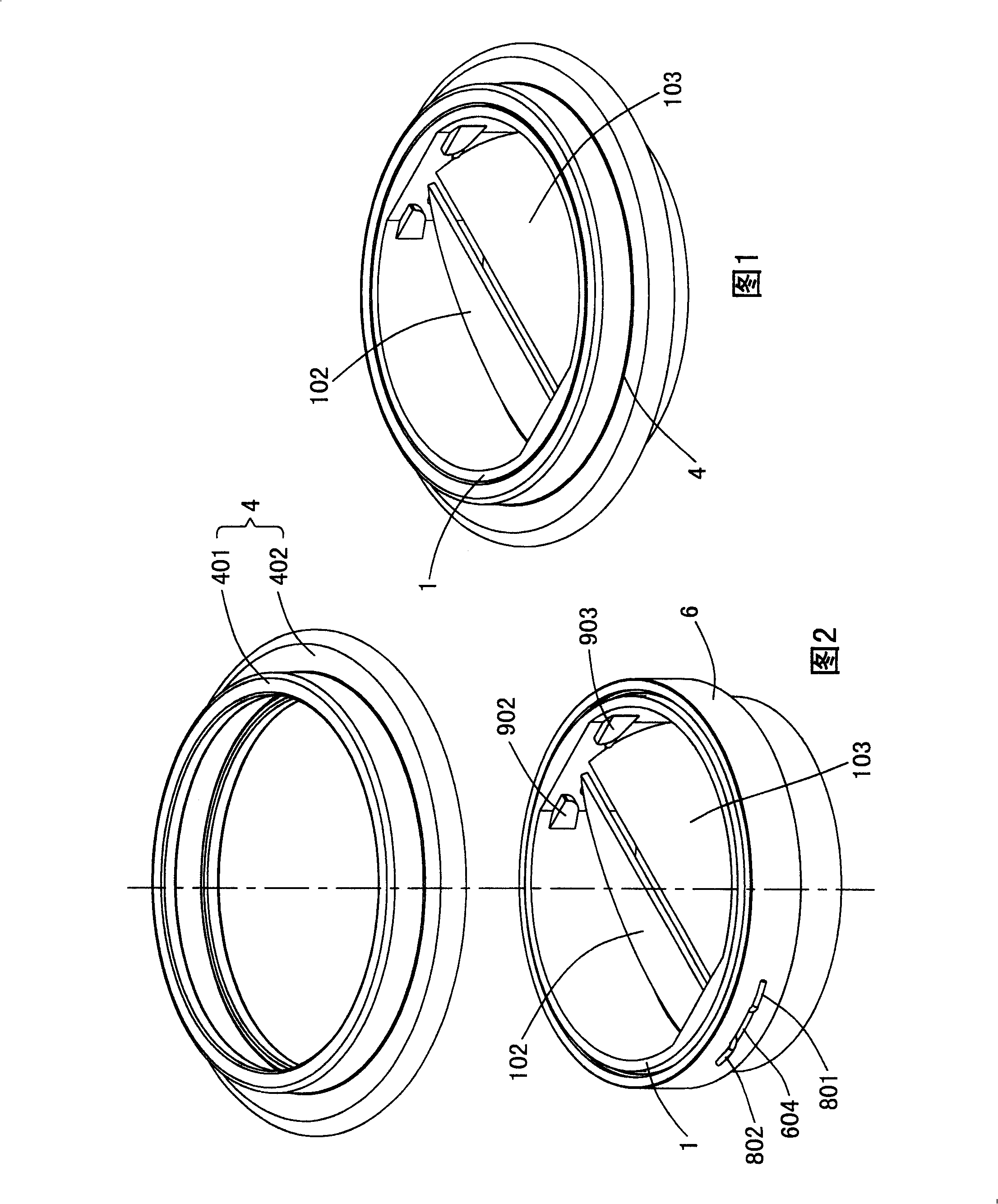 Bicuspid valve general purpose type double leaf artificial heart valve