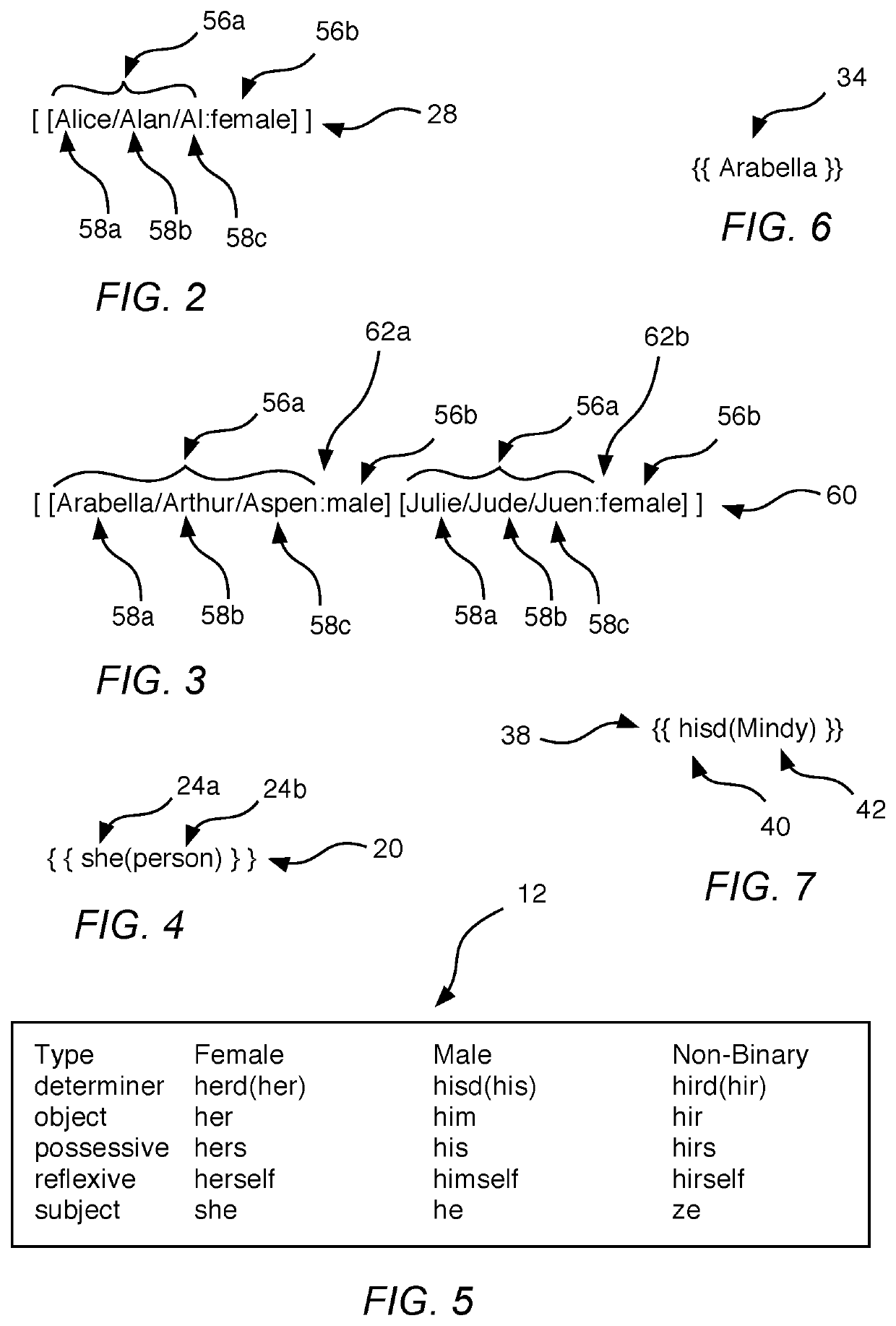 Method and system for rewriting gendered words in text