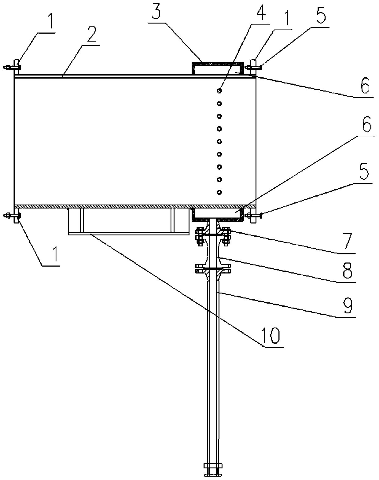 Low-air-pressure ejector device applied to mars wind tunnel