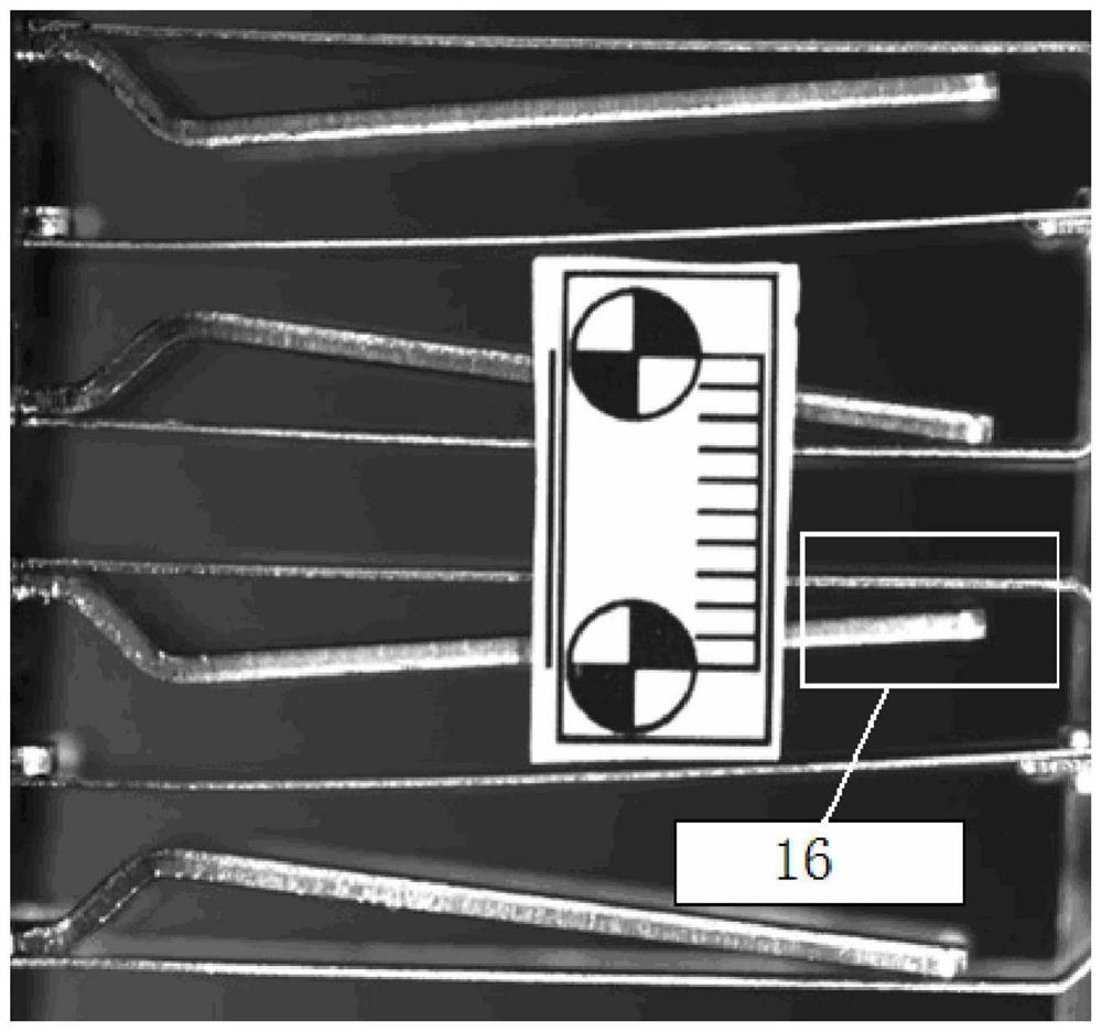 Non-contact railway relay supporting piece gap measuring system and method