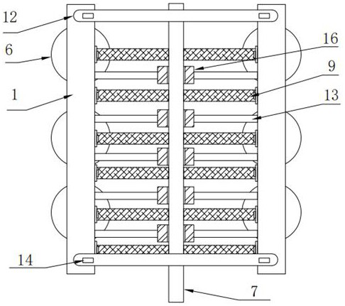 Clamping device for glass processing machinery