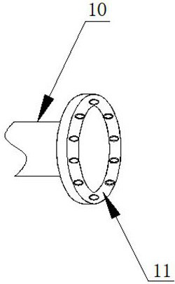 Clamping device for glass processing machinery