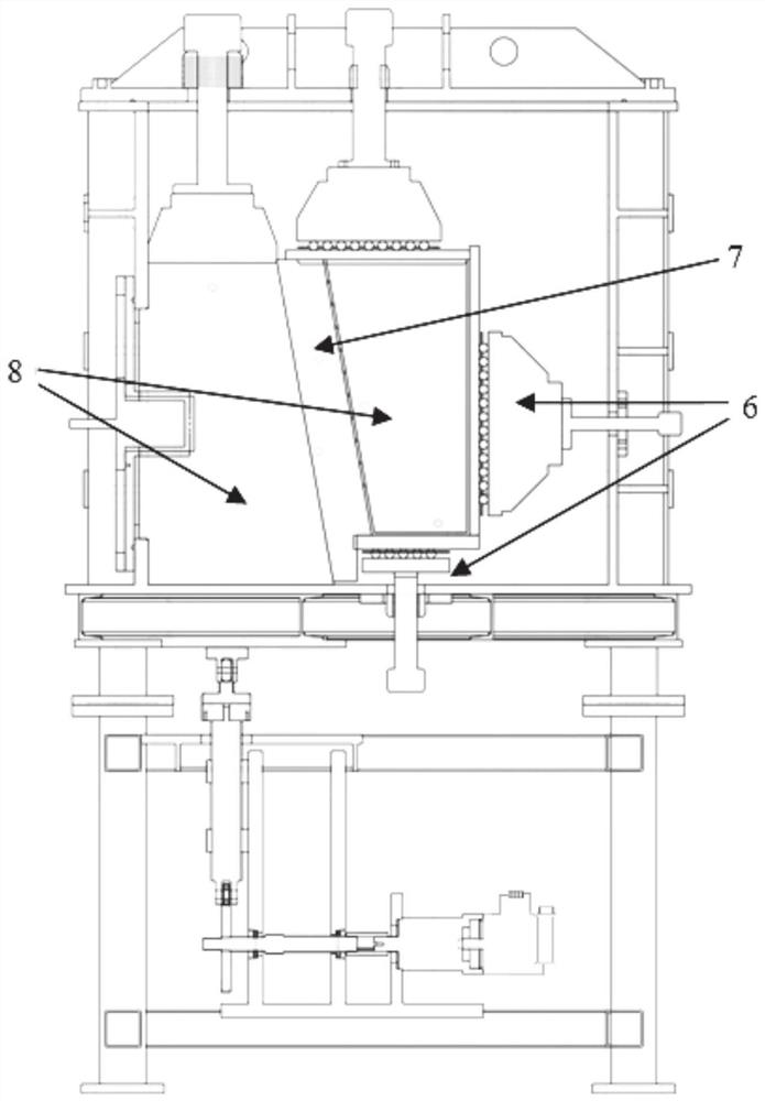 Deep-buried tunnel crossing active fracture water inrush and mud inrush dynamic disaster test system and method