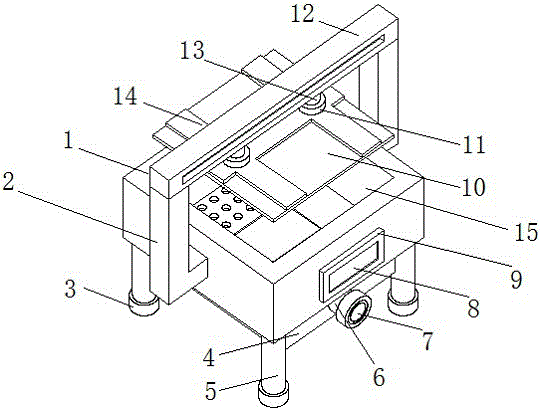 Moistened wet tissue squeezing structure