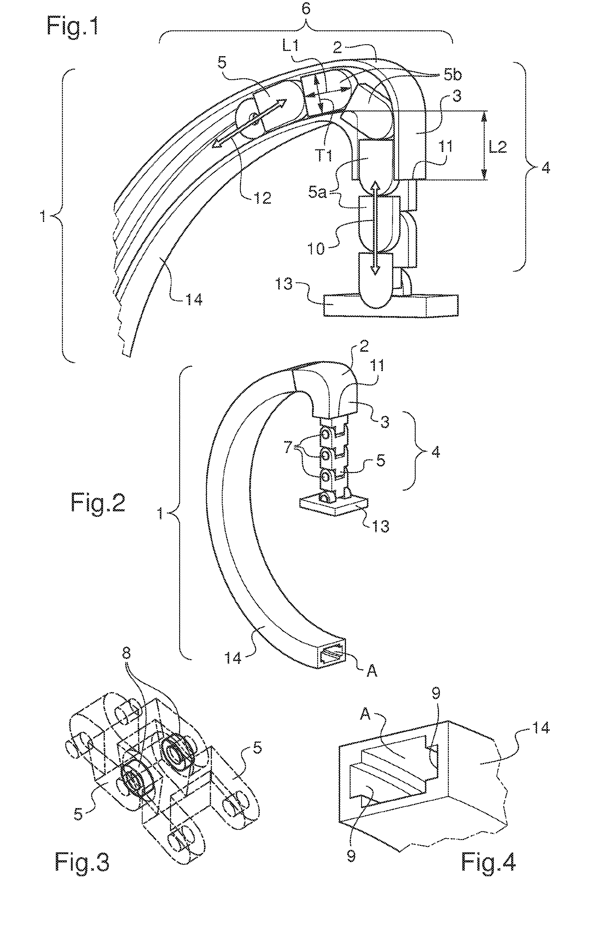 C-arm of medical imaging system