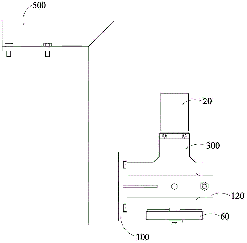 Detecting device capable of adjusting transmission gap and transmission gap adjusting mechanism