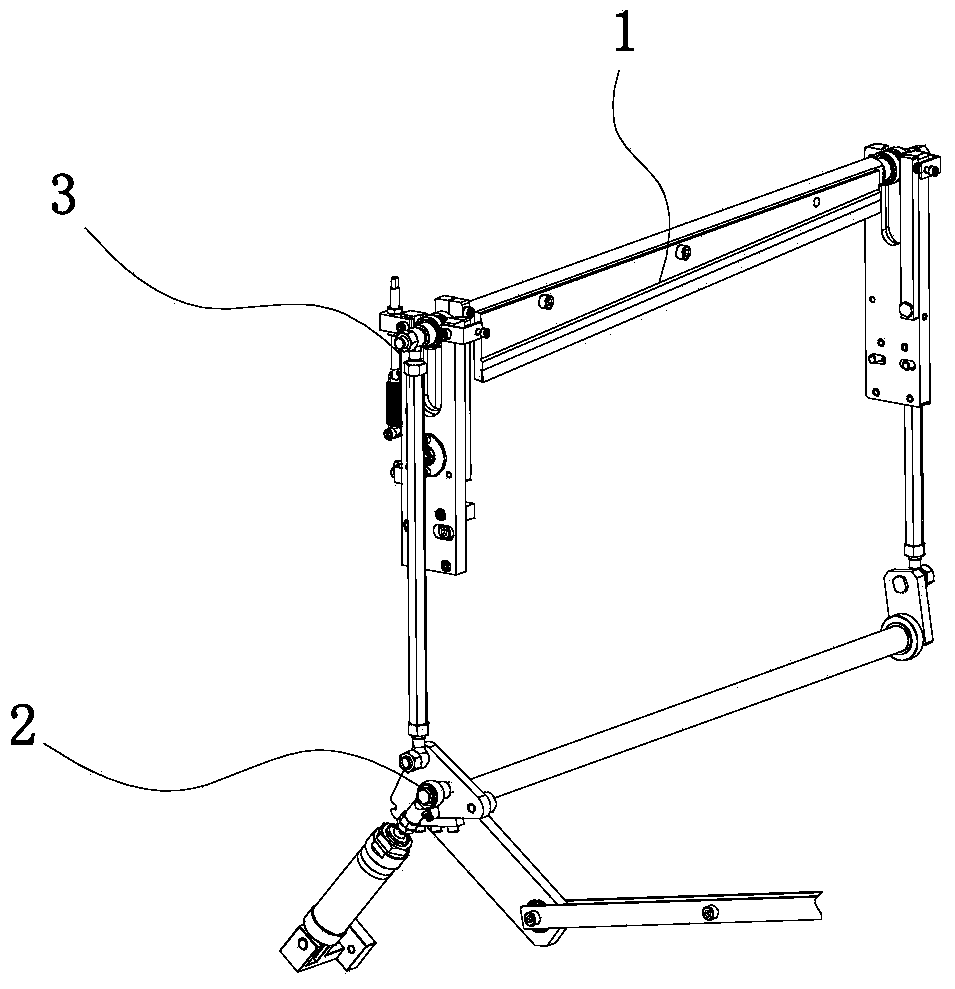 Rear longitudinal cutting mechanism of bag making machine