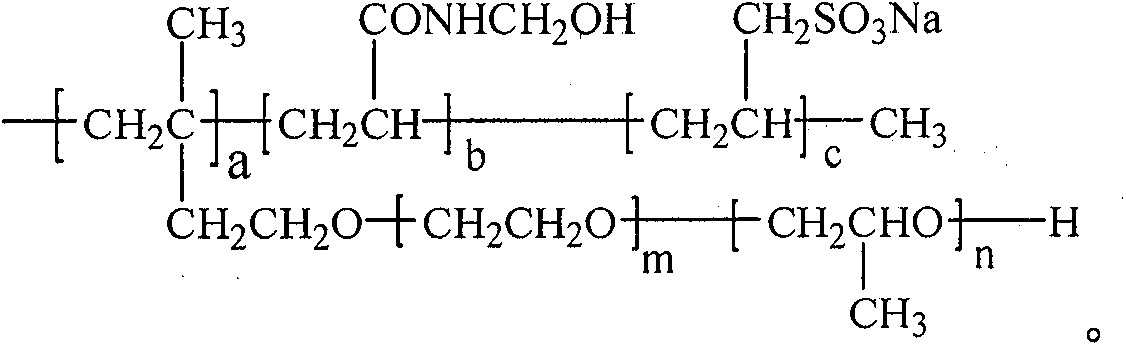 Synthesis and Application of Amide Polyether Sulfonate Sodium Macromolecule for Mold Gypsum Reinforcement