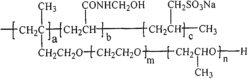 Synthesis and Application of Amide Polyether Sulfonate Sodium Macromolecule for Mold Gypsum Reinforcement