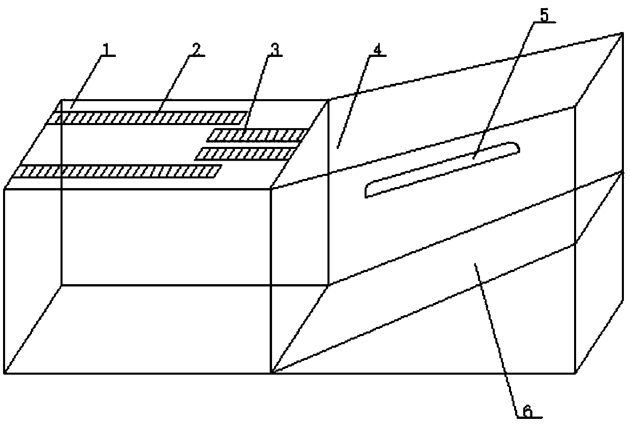 Automatic falling device of wine bottle bracket